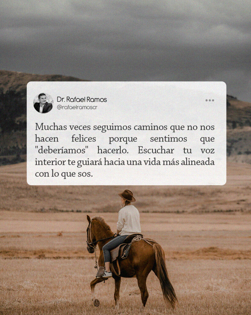 La desaprobación más dolorosa viene de nosotros mismos